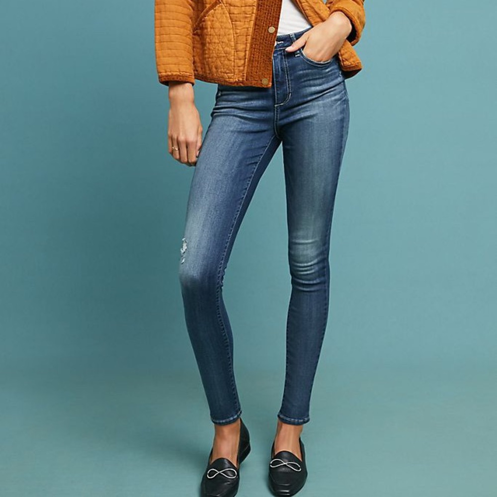 Woman’s Ella Moss Distressed Skinny Jeans